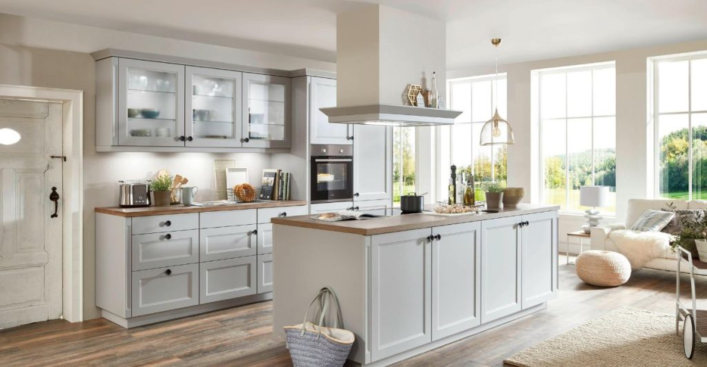 Cozinha moderna com ilha