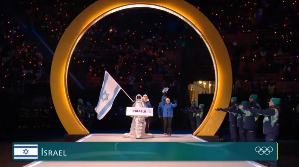 Delegação de Israel é vaiada durante cerimônia de abertura dos Jogos de Inverno de 2026
